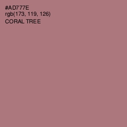 #AD777E - Coral Tree Color Image